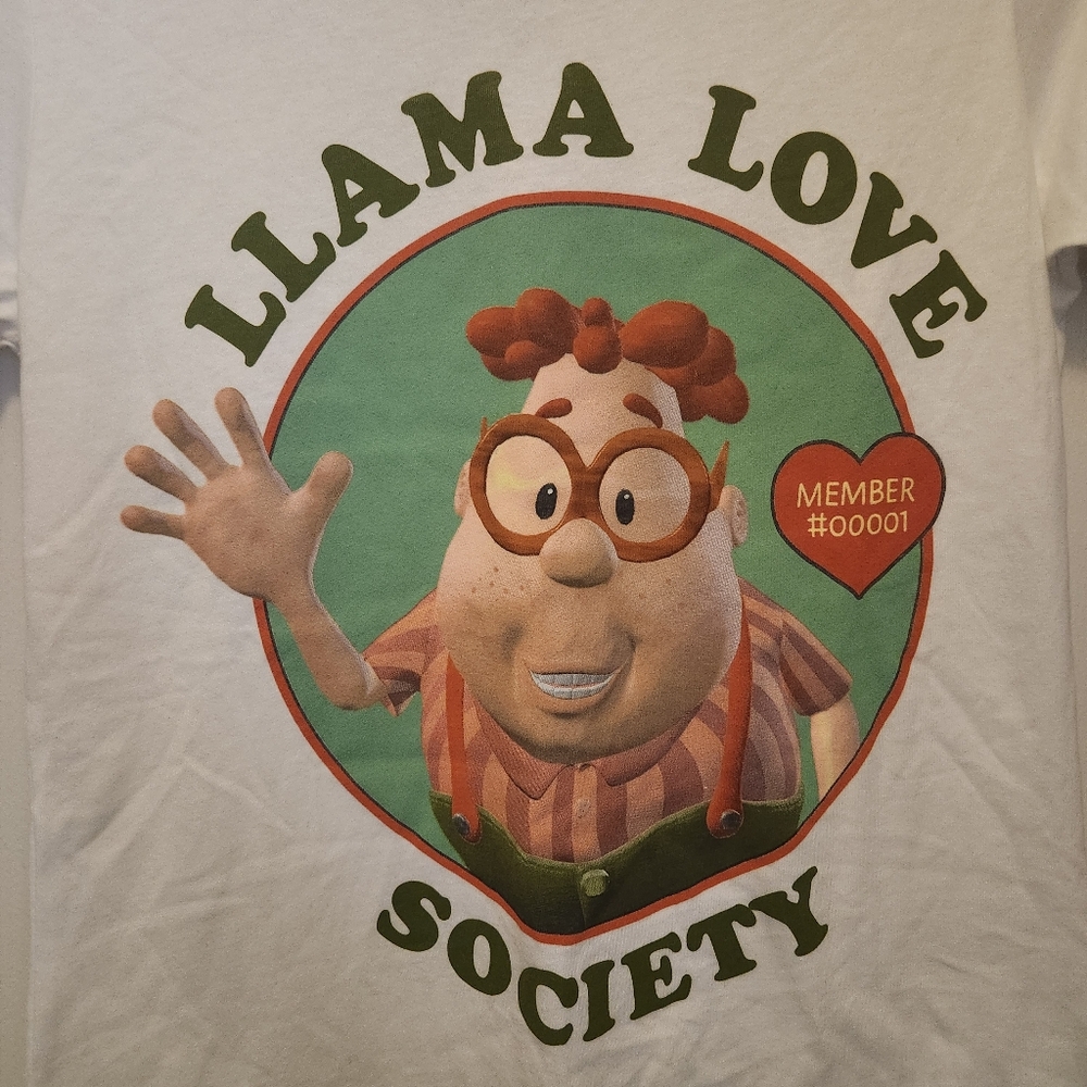 Hot Topic Nickelodeon Jimmy Neutron Carl Wheezer Llama Society Junior L T-Shirt - Picture 2 of 5
